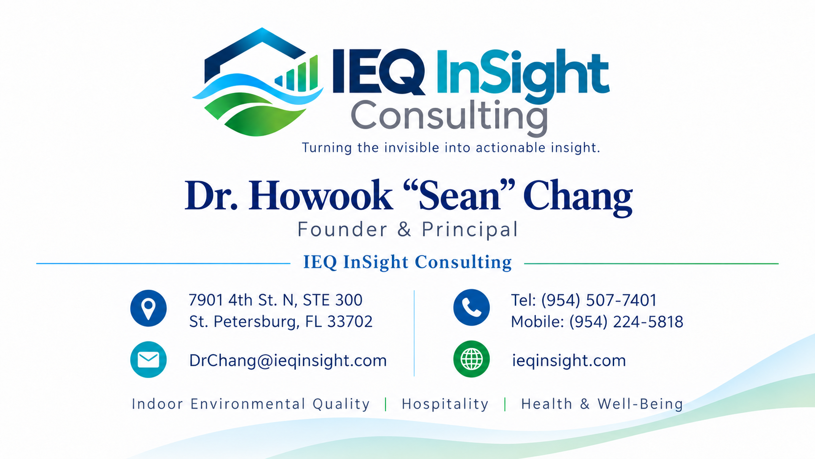 IEQ InSight Consulting — Turning the invisible into actionable insight.